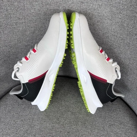 FootJoy Fuel Junior Unisex White Spikeless Athletic Golf Shoes Kids Size 1 - Picture 8 of 11